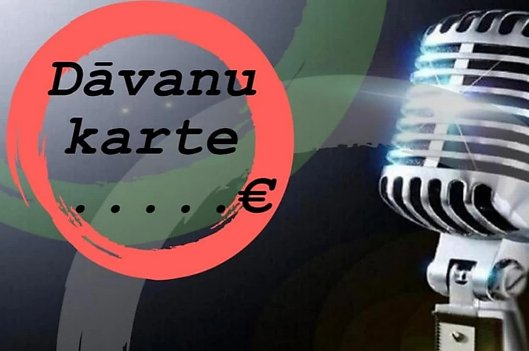 Dāvanu karte par dziesmas ierakstīšanu studijā